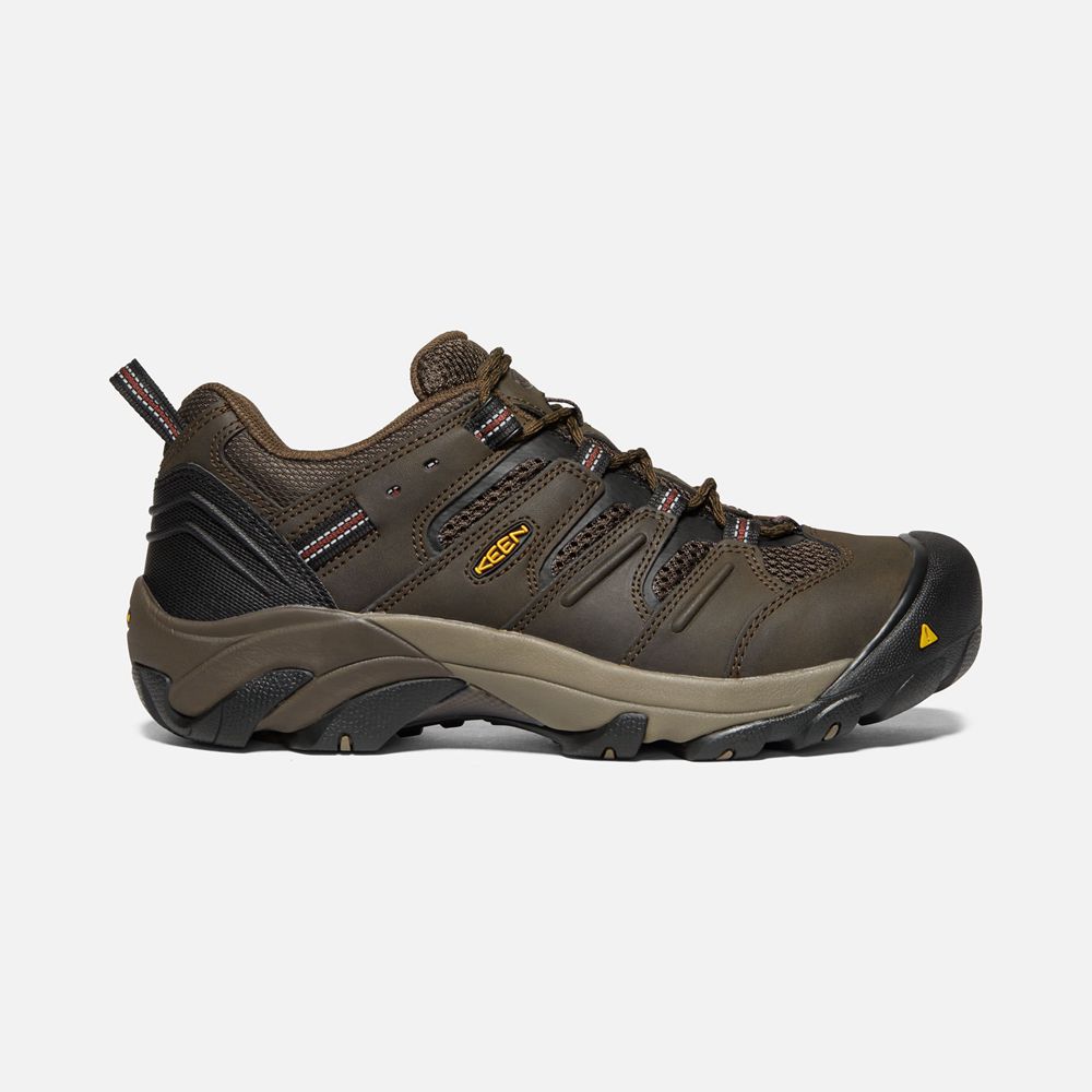 Chaussures de Travail Keen Homme Marron | Lansing Basse (Steel Toe) | YZTKA-2139